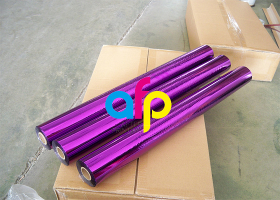 Film olographe de Bopp de couleurs métalliques pour l'estampillage doux de plastique/PVC