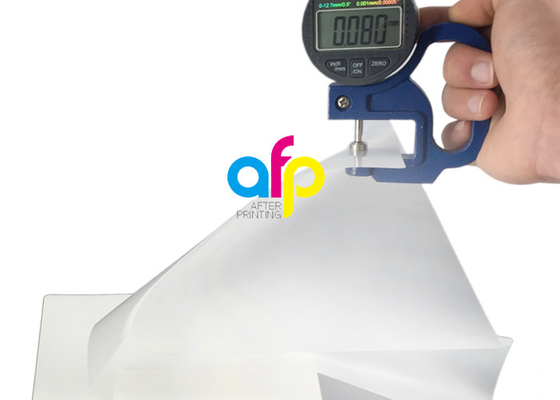 Film de stratification 60 MIC - taille adaptée aux besoins du client par épaisseur de poche d'ANIMAL FAMILIER de 250 MIC