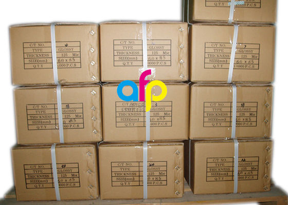 60 - Les poches de stratification de film de 250 microns, CHOIENT les poches de stratification de 150 microns