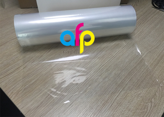Film en plastique d'enveloppe de rétrécissement de la chaleur de 25 MIC/90 mesures, film fortement clair d'emballage de rétrécissement