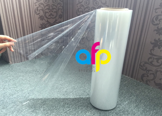 Feuille de plastique de rétrécissement de la chaleur d'emballage de paquet de Yokurt, poly film de rétrécissement mou
