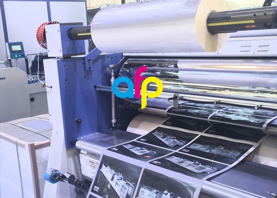 Film thermique brillant/lumineux/brillant de stratification de 27mic BOPP pour des brochures