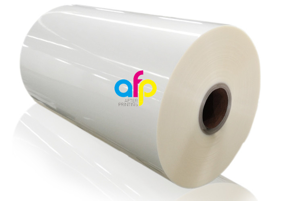 Petit pain de film de stratification de finition de lustre chaud de BOPP/PET+EVA pour les boîtes douces
