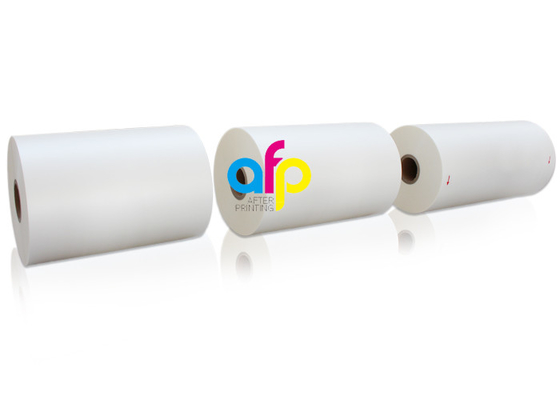Film mat de stratification du plastique BOPP pour le noyau de papier de stratification chaud de 1/3 pouces
