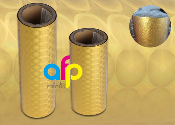 Film olographe opaque brillant/mat de laser pour des couleurs métalliques de sac de papier