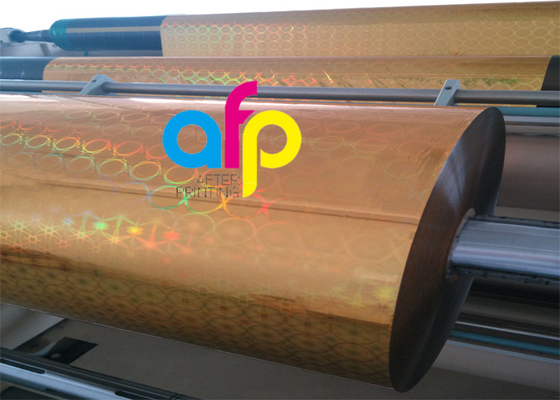 Film olographe de laser de film thermique olographe de stratification pour l'emballage cadeau