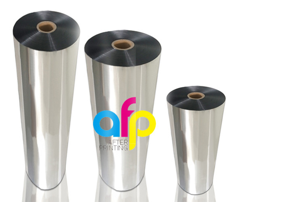 Film d'or/par argent métallisé imprimable de Bopp, petit pain métallisé de feuille de plastique