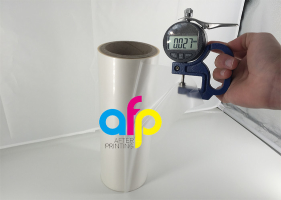 Épaisseur film de protection d'éraflure de 27 microns, anti film d'éraflure de BOPP pour le verre