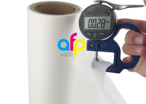 Film de stratification de toucher doux de BOPP + d'EVA lamineur sec/chaleur noyau de 3 pouces