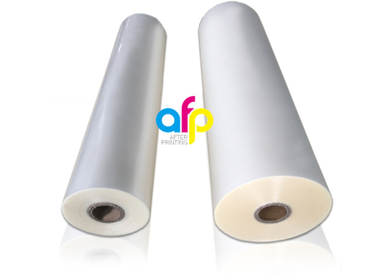 Taille adaptée aux besoins du client brillante/petit pain stratification de Matt, petit pain en stratifié clair en plastique