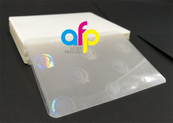 Finition mate de poches d'hologramme/brillant de stratification