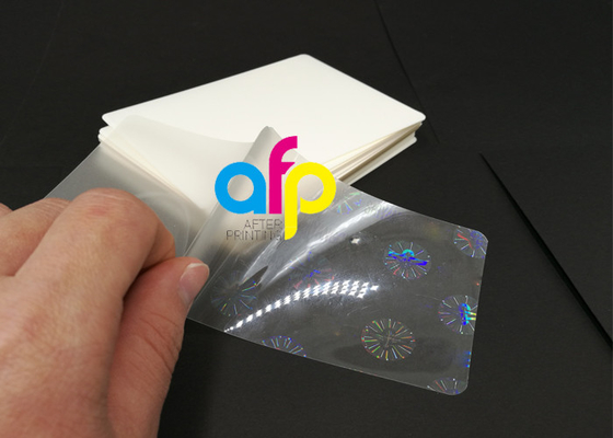 Finition mate de poches d'hologramme/brillant de stratification