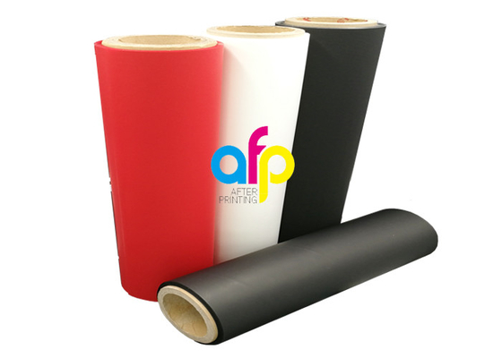 Film thermique de stratification de sens de velours effet de toucher doux de 1,2 mils