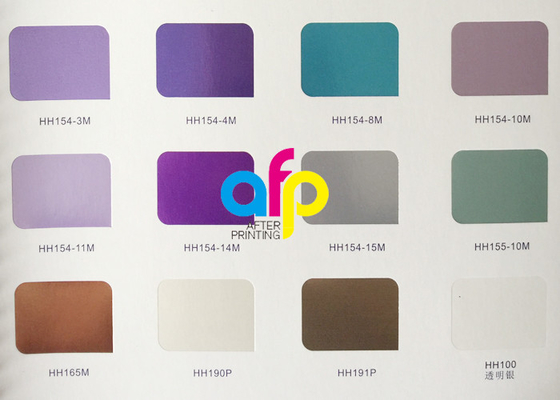 aluminium d'estampillage colorés de 640mm * de 120m, aluminium d'estampillage d'or pour doux/dur le plastique