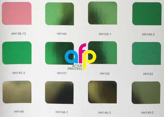 aluminium d'estampillage colorés de 640mm * de 120m, aluminium d'estampillage d'or pour doux/dur le plastique