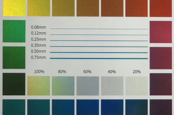Des couleurs plus larges d'aluminium d'application de matériaux pour des impressions commerciales